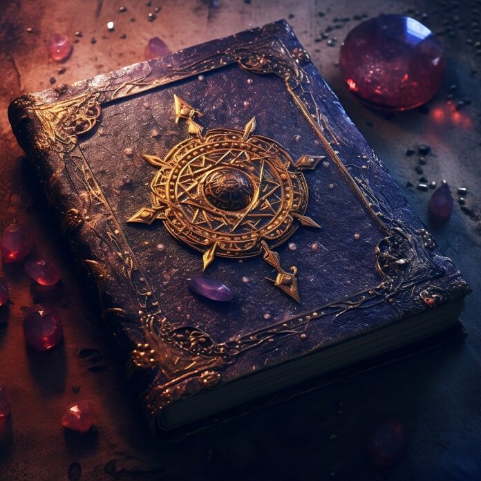 A book in the realms of imagination