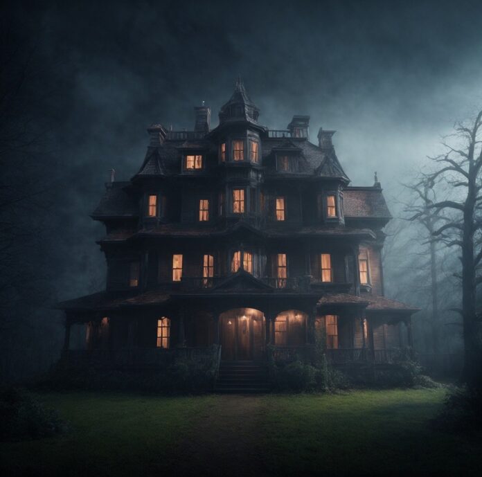 How I imagine the House of Usher in The Fall of The House of Usher by Edgar Allan Poe