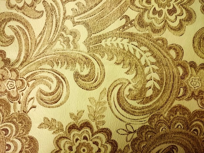 A yellow wallpaper reminding The Yellow Wallpaper By Charlotte Perkins Gilman