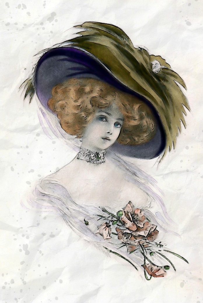 An illustration of a lady evocative of A Woman Of Genius By Mary Hunter Austin